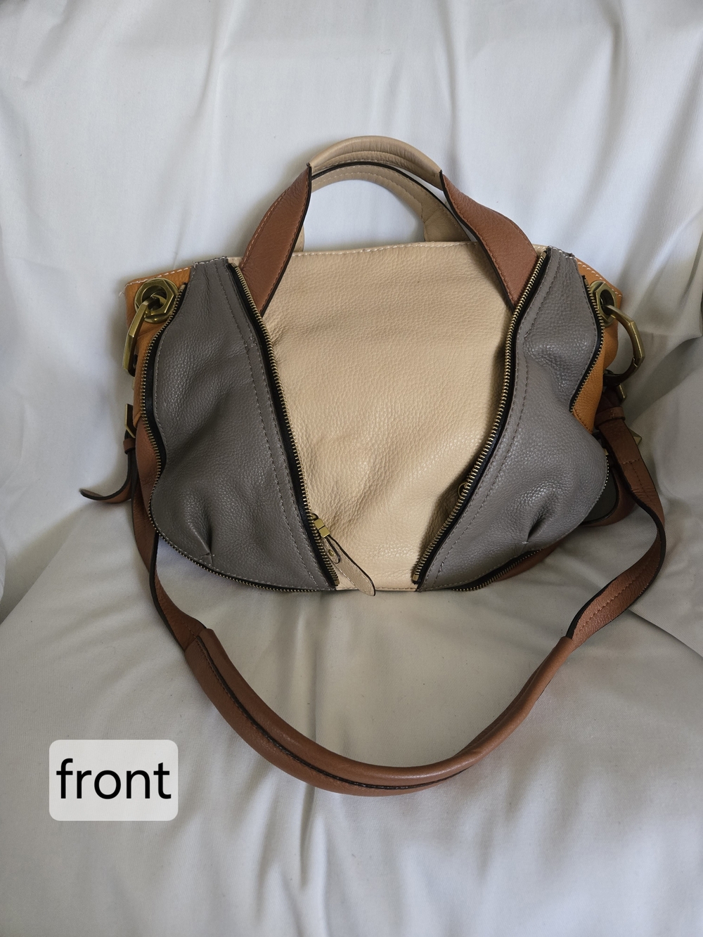 orYANY Genuine Leather Handbag with Sholder Strap